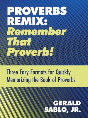 cover image of Proverbs Remix